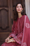 Noor by Saadia Asad Embroidered Khaddar Unstitched 3Pc Suit D-08 Sienna