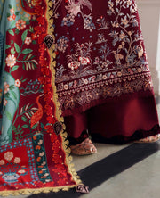 Republic Womenswear Amaris Unstitched Karandi 3Pc Suit D-04 Sienna