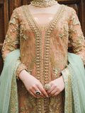 Saira Shakira Embroidered Net Unstitched Wedding Suit - SIENNA