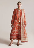 Hussain Rehar Embroidered Luxury Lawn Unstitched 3Pc Suit D-08 SIENNA