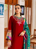 Zainab Chottani Embroidered Velvet Unstitched 3Pc Suit - Sifa