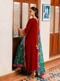 Zainab Chottani Embroidered Velvet Unstitched 3Pc Suit - Sifa