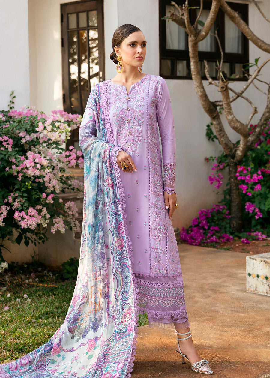 Mayal by Kanwal Malik Embroidered Lawn Unstitched 3Pc Suit - SIHAM
