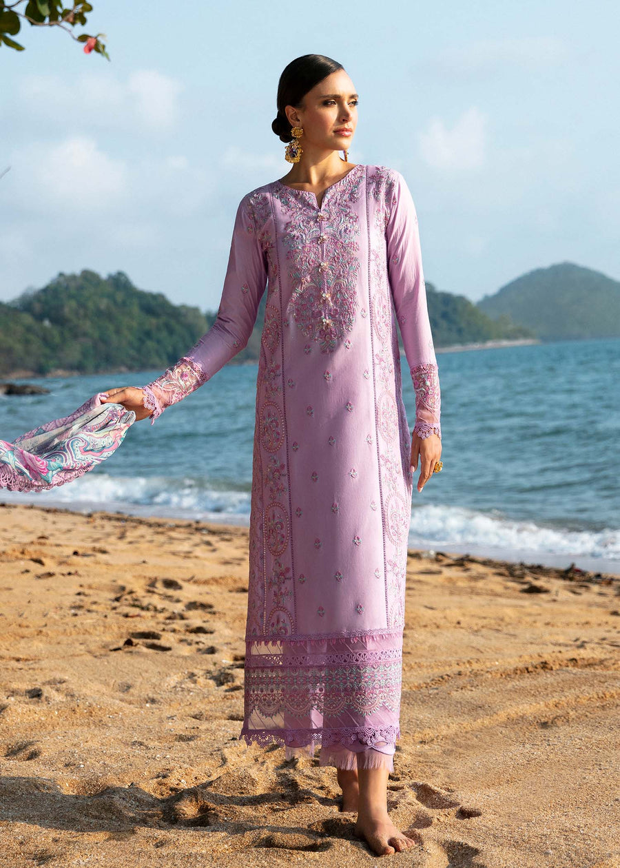 Mayal by Kanwal Malik Embroidered Lawn Unstitched 3Pc Suit - SIHAM