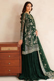 Farasha Luxury Embroidered Chiffon Unstitched 3Pc Suit - Silken Glow