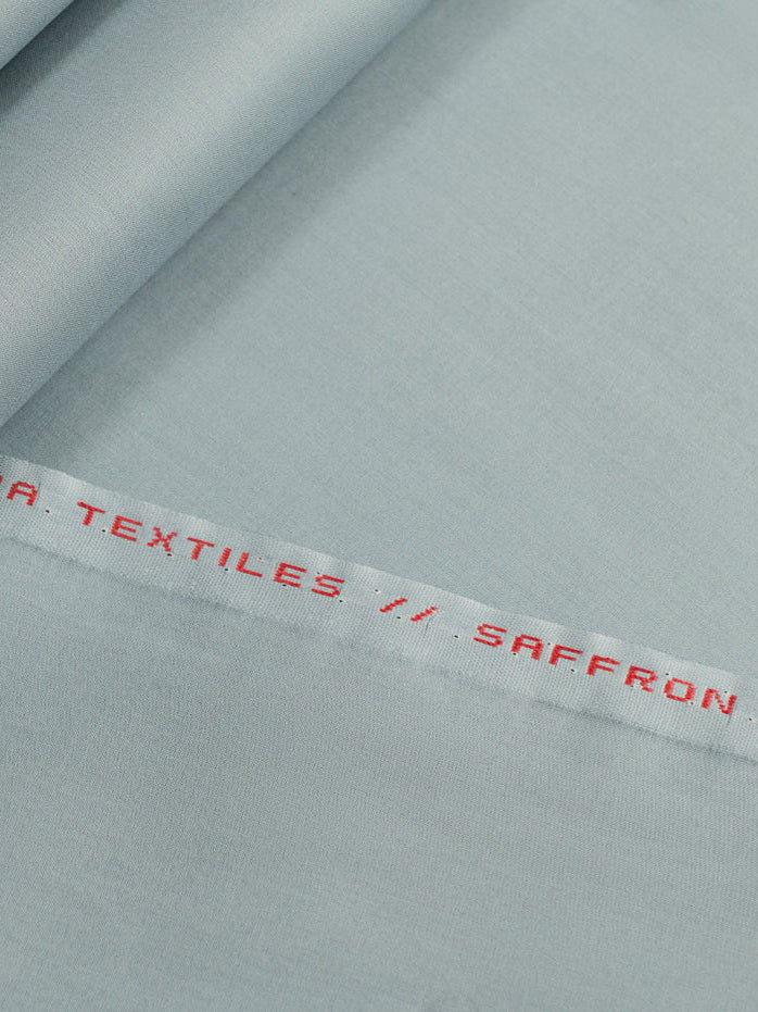 Saffron by Khurana Textiles Men's Unstitched Cotton Suit for Summer - Silver