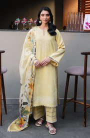 Seran Afsanah Embroidered Lawn Unstitched 3Pc Suit D-06 SINA
