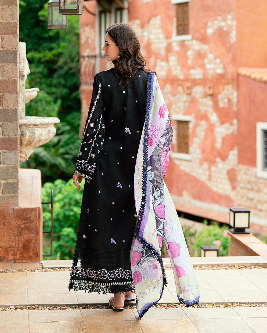 Roheenaz Reverie Embroidered Lawn Unstitched 3Pc Suit RNZ2502A Sireli