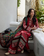 Liliana by Faiza Saqlain Embroidered Lawn Unstitched 3Pc Suit - Sivana