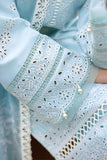 Farasha Summer Essentials Embroidered Lawn Unstitched 3Pc Suit - Sky Haze