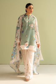 Coco by Zara Shahjahan Prints Unstitched Lawn 3Pc Suit D-02A SOFIA
