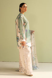Coco by Zara Shahjahan Prints Unstitched Lawn 3Pc Suit D-02A SOFIA
