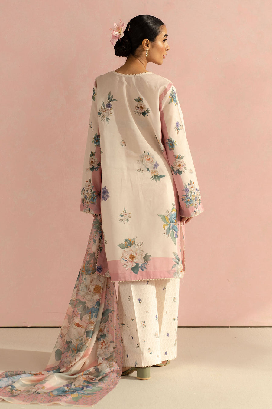 Coco by Zara Shahjahan Prints Unstitched Lawn 3Pc Suit D-02B SOFIA