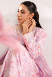 Farasha Summer Essentials Embroidered Lawn Unstitched 3Pc Suit - Soft Aura