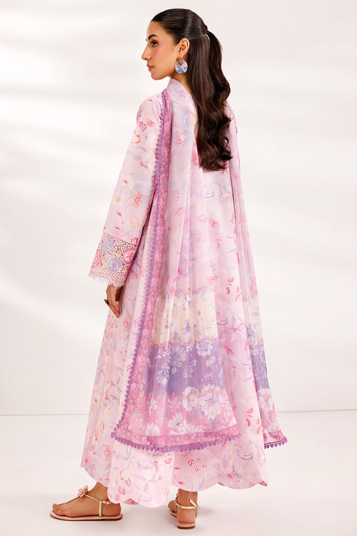 Farasha Summer Essentials Embroidered Lawn Unstitched 3Pc Suit - Soft Aura