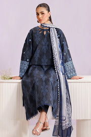 Farasha Summer Essentials Embroidered Lawn Unstitched 3Pc Suit - Soft Fable
