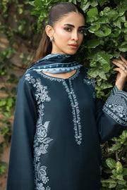 Farasha Embroidered Khaddar Unstitched 3Pc Suit - Softdawn