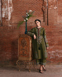 Jugnu Lahore Womenswear Embroidered Khaddar Unstitched 3Pc Suit - SONI