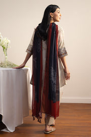 Coco by Zara Shahjahan Prints Unstitched Lawn 3Pc Suit D-03A Sora