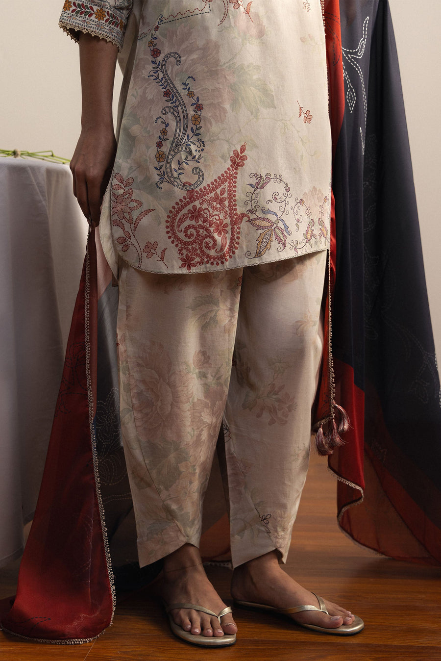Coco by Zara Shahjahan Prints Unstitched Lawn 3Pc Suit D-03A Sora