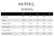 Mushq Sunehri Ramsha Edit Zari Tissue Silk Stitched 3Pc Suit - Soraya