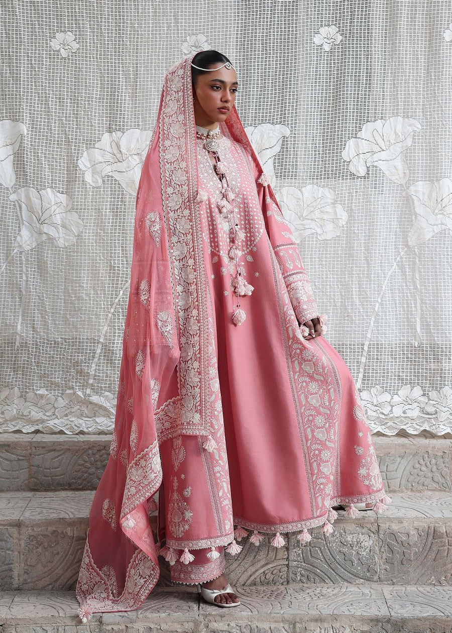Hussain Rehar Kalabagh Unstitched Embroidered Lawn 3Pc Suit - Sorti