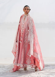 Hussain Rehar Kalabagh Unstitched Embroidered Lawn 3Pc Suit - Sorti