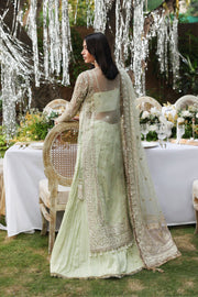 Afrozeh Dastangoi Embroidered Organza Unstitched 3Pc Suit AWS-04 SOULHOUR