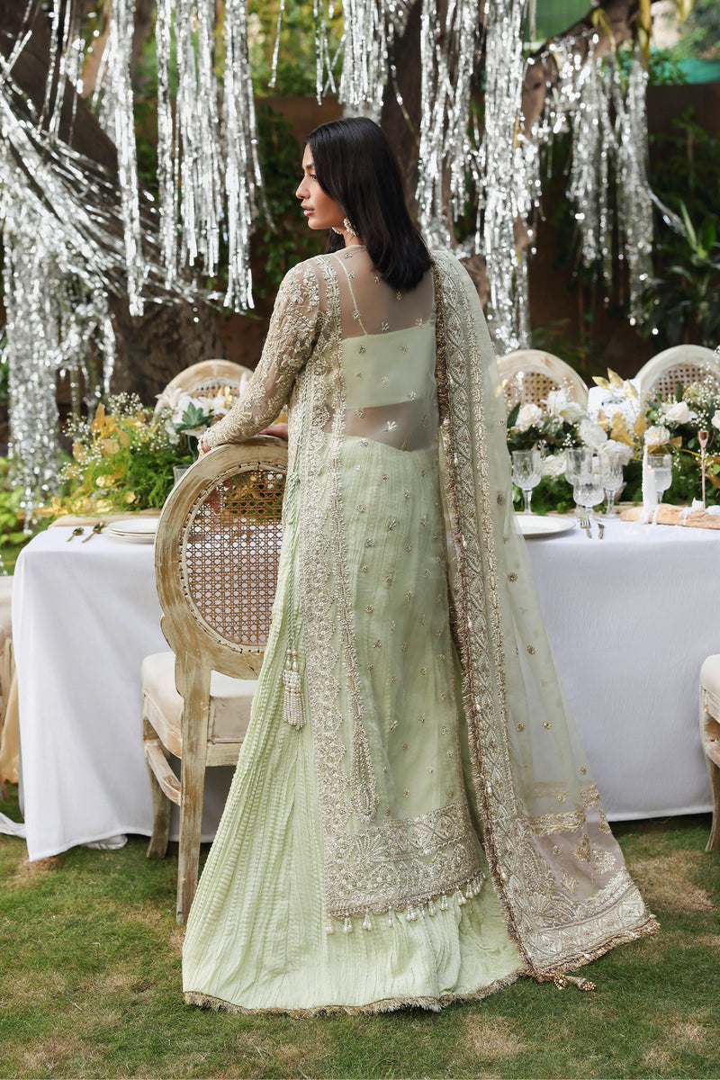 Afrozeh Dastangoi Embroidered Organza Unstitched 3Pc Suit AWS-04 SOULHOUR