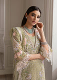 Crimson X Saira Shakira Embroidered Organza Unstitched 3Pc Suit - Sparkle Cascade