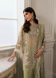 Crimson X Saira Shakira Embroidered Organza Unstitched 3Pc Suit - Sparkle Cascade