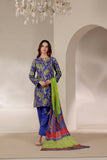 Feathers The Imperial Bloom Printed Lawn Unstitched 3Pc Suit Starry Florals-FT662