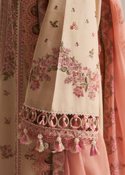 Hussain Rehar Embroidered Luxury Lawn Unstitched 3Pc Suit D-11 STILE