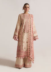 Hussain Rehar Embroidered Luxury Lawn Unstitched 3Pc Suit D-11 STILE