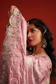 Afrozeh Divani Embroidered Silk Unstitched 3Pc Suit AS-25-08 SUFIYA