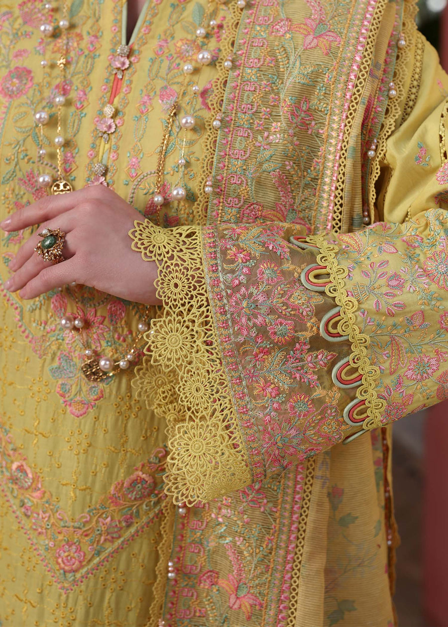 Kanwal Malik Elysia Embroidered Lawn Unstitched 3Pc Suit - SUMMER