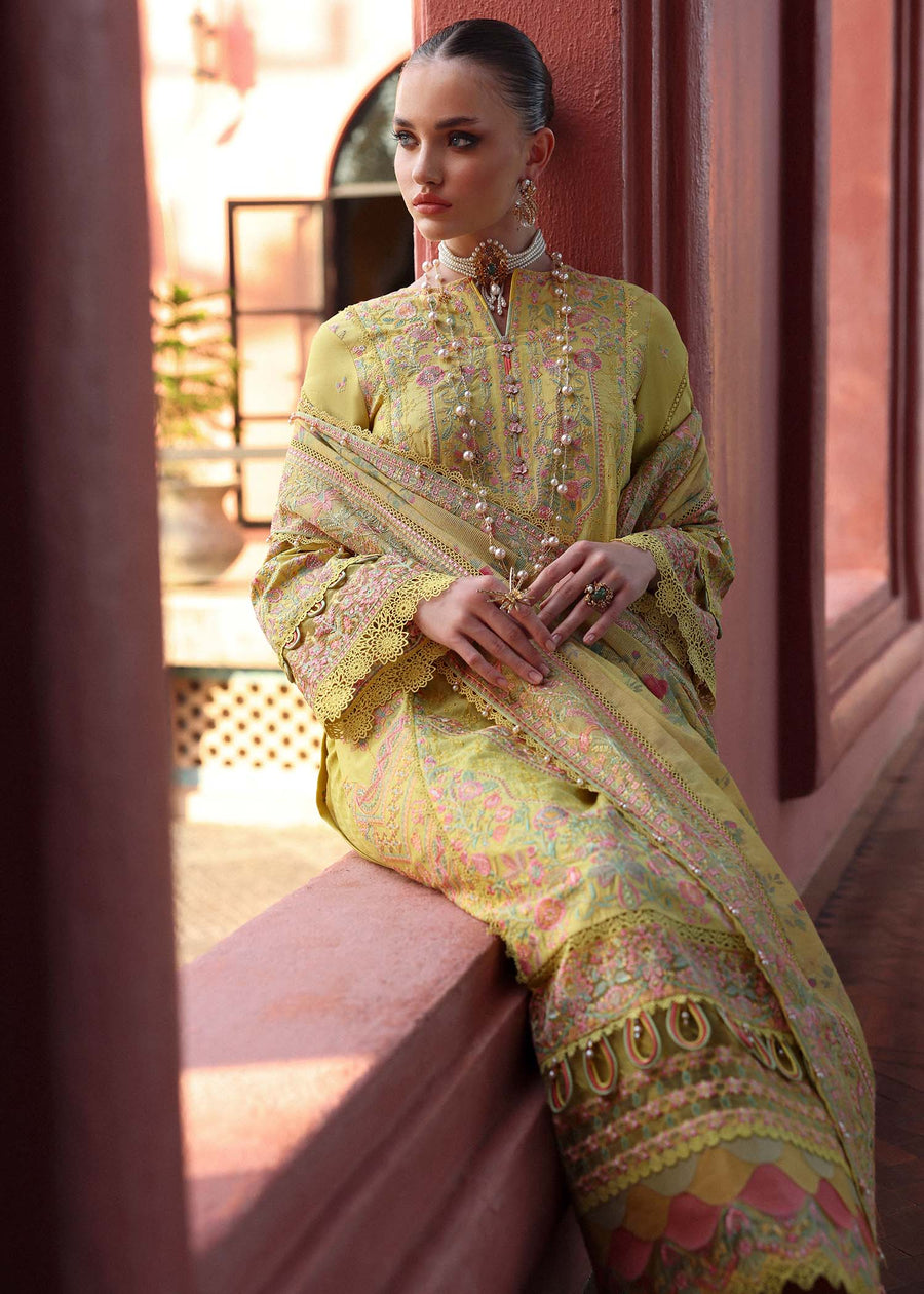 Kanwal Malik Elysia Embroidered Lawn Unstitched 3Pc Suit - SUMMER