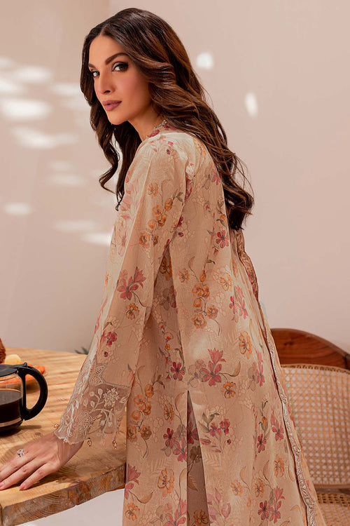 Farasha Summer Essentials Embroidered Lawn Unstitched 3Pc Suit - Summer Breeze