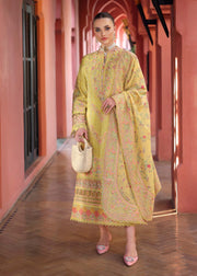 Kanwal Malik Elysia Embroidered Lawn Unstitched 3Pc Suit - SUMMER
