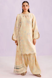 Farasha Summer Essentials Embroidered Lawn Unstitched 3Pc Suit - Sun Bloom