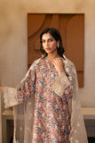 Afrozeh Daybreak Embroidered Lawn Unstitched 3Pc Suit - SUN SPUN
