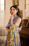 Asifa & Nabeel Meraki Vintage Embroidered Lawn Unstitched 3Pc Suit MVL25-02 Sunehri
