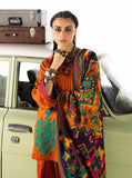 Zainab Chottani Embroidered Marina Twill Unstitched 3Pc Suit D-03 Suniva