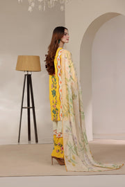 Feathers Premium Printed Lawn Unstitched 3Pc Suit Sunlit Meadow-FT653