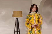 Feathers Premium Printed Lawn Unstitched 3Pc Suit Sunlit Meadow-FT653
