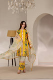Feathers Premium Printed Lawn Unstitched 3Pc Suit Sunlit Meadow-FT653