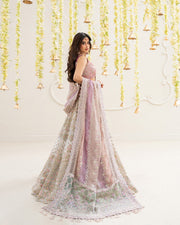 Rua by Faiza Saqlain Embroidered Tissue Unstitched 3Pc Suit - SUZAN