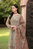 Dastan by Ramsha Embroidered Chiffon Unstitched 3 Piece Suit T-101