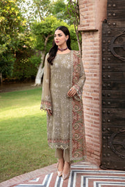 Dastan by Ramsha Embroidered Chiffon Unstitched 3 Piece Suit T-101