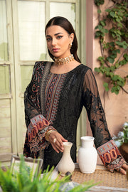 Dastan by Ramsha Embroidered Chiffon Unstitched 3 Piece Suit T-102